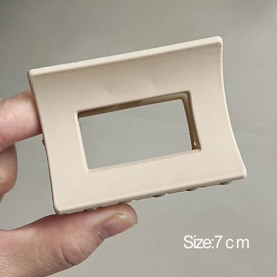 Stijlvolle Acryl Haarspeld in Geometrisch Ontwerp