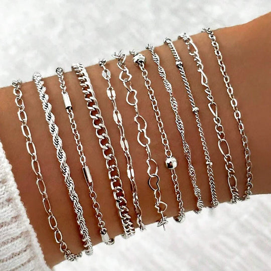 Rosalia | 11-delige Set Kralenarmbanden
