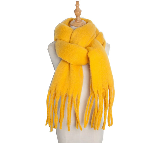 Gwendaira | Luxe Kasjmier Dames Sjaal met Franjes