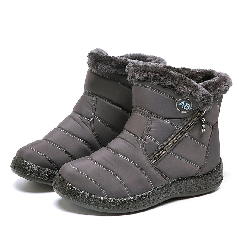 Floravie | Dameswinterlaarzen met Ritssluiting