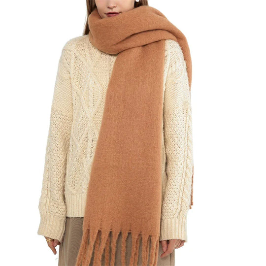 Gwendaira | Luxe Kasjmier Dames Sjaal met Franjes