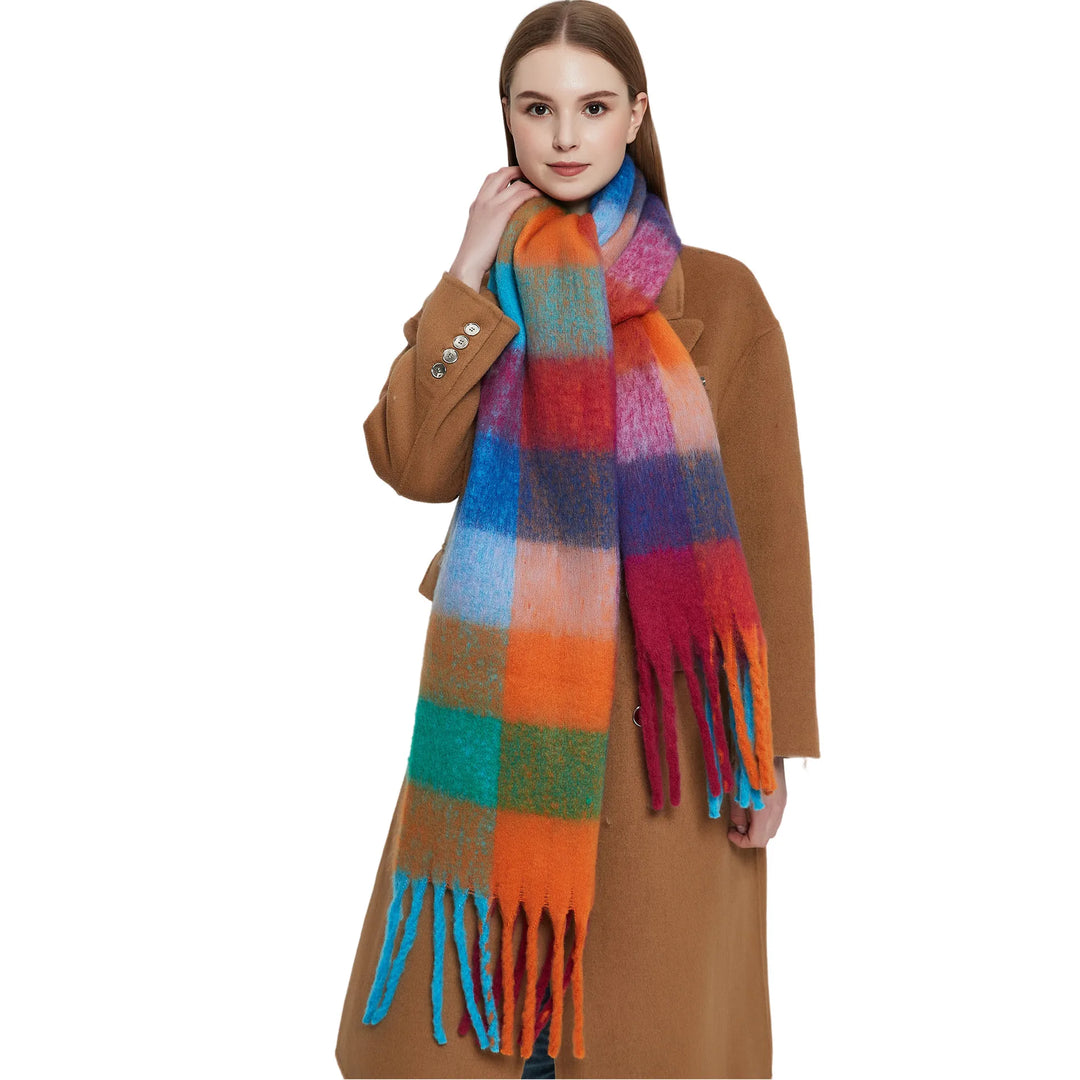 Gwendaira | Luxe Kasjmier Dames Sjaal met Franjes