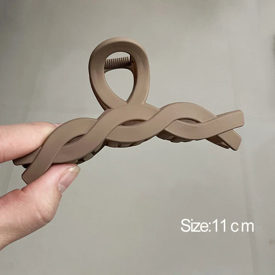 Stijlvolle Acryl Haarspeld in Geometrisch Ontwerp