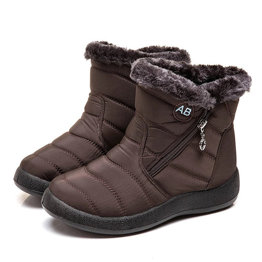 Floravie | Dameswinterlaarzen met Ritssluiting