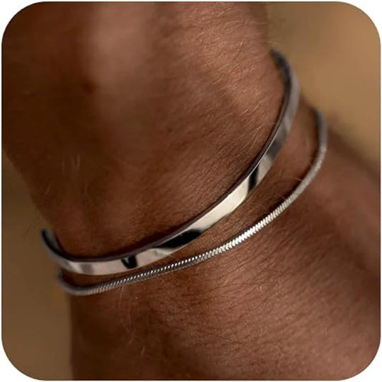 Xaver | Stapelbare herenarmbanden