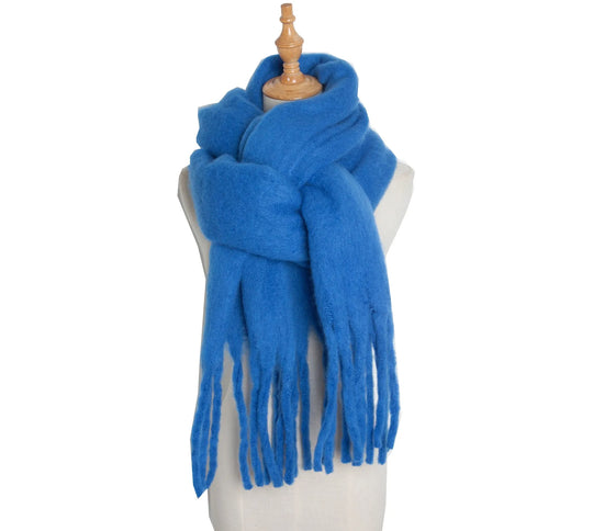 Gwendaira | Luxe Kasjmier Dames Sjaal met Franjes