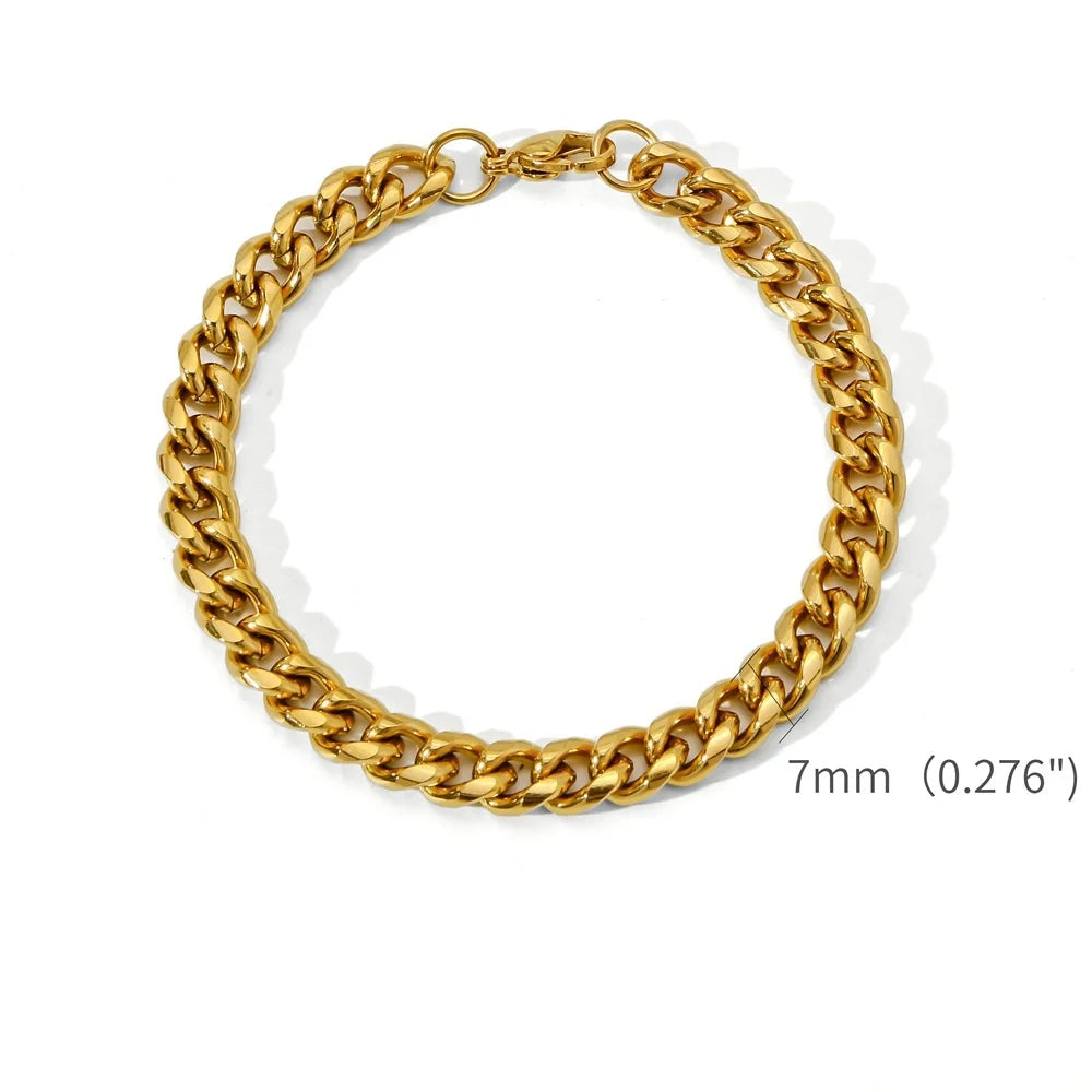 Ernst | Gouden Cubaanse Armband