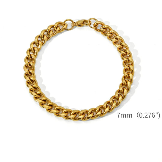 Ernst | Gouden Cubaanse Armband