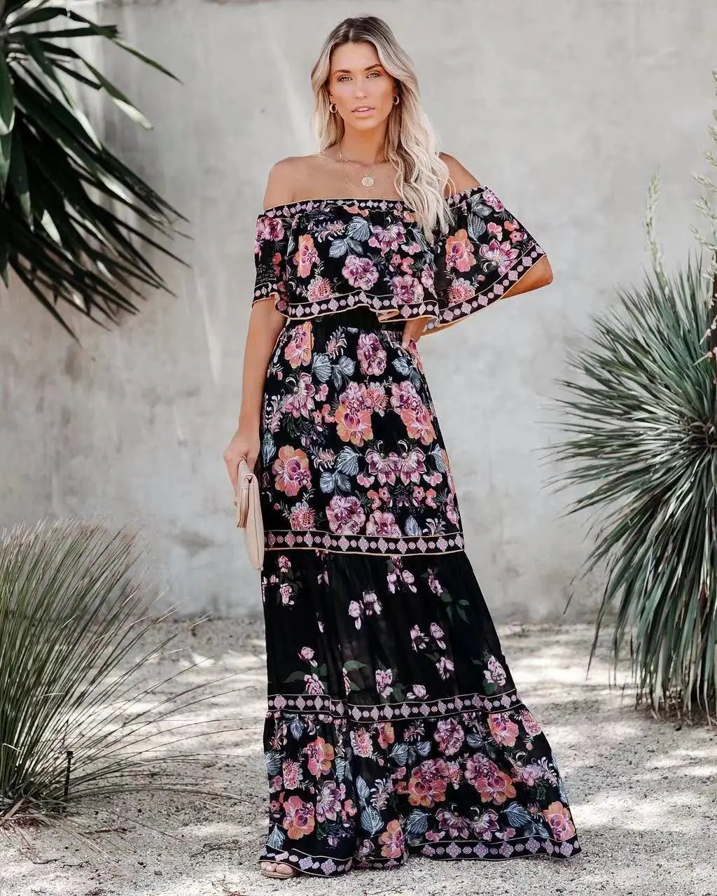 Mime | Zomer Boho Maxi-jurk