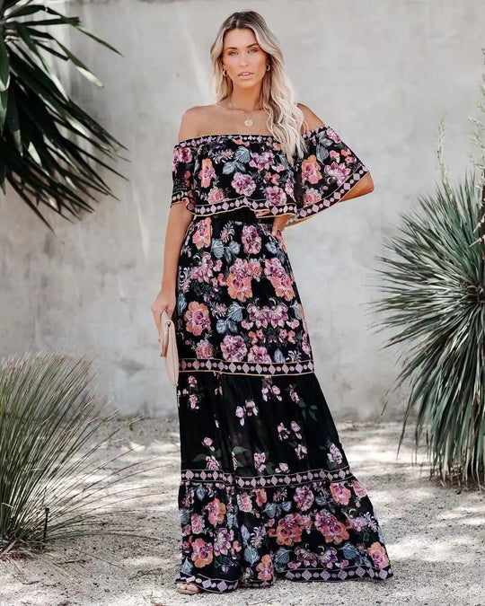 Mime | Zomer Boho Maxi-jurk