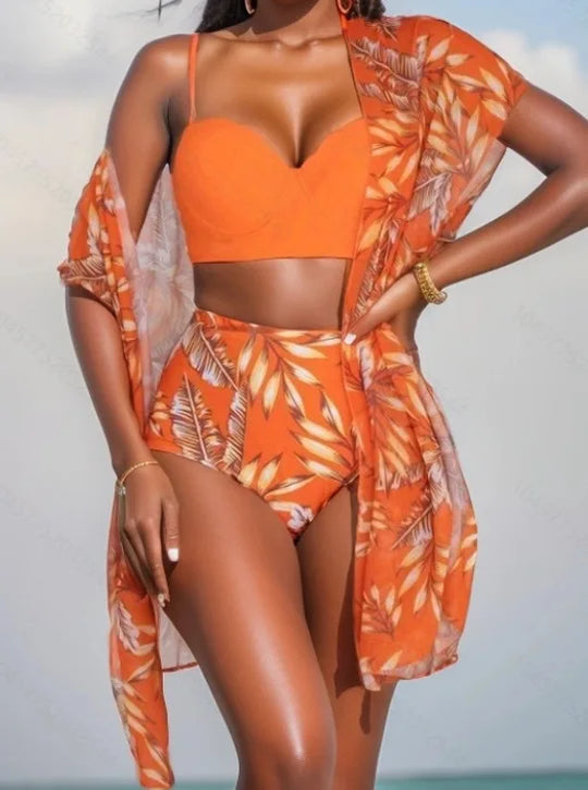 Vionna | Sexy Hoge Taille Bikini Set