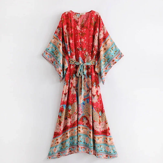 Sienya | Boho Kimono Jurk