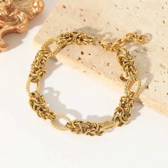 Sofie | Verguld Rvs Armband