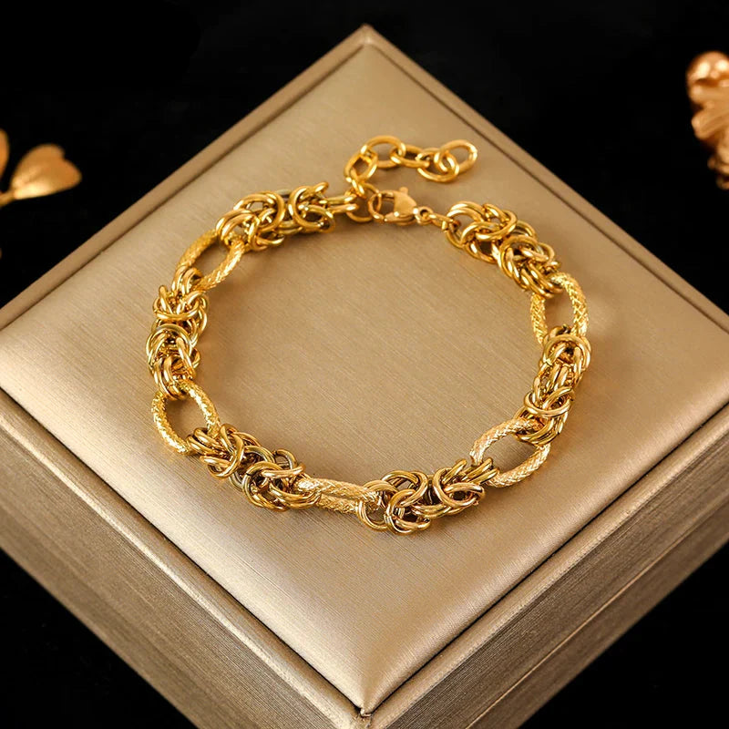 Sofie | Verguld Rvs Armband