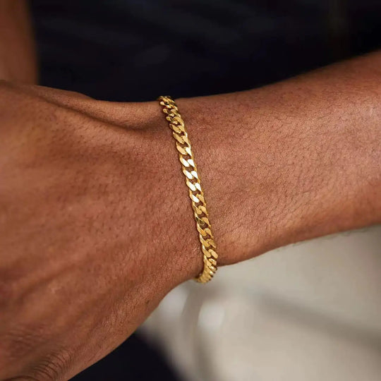 Ernst | Gouden Cubaanse Armband
