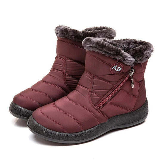 Floravie | Dameswinterlaarzen met Ritssluiting