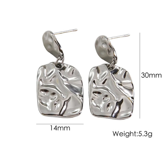 Ingeborg | titanium oorbellen