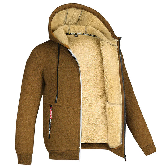 Trendy Lamswollen Jasje met Ritssluiting, Unisex