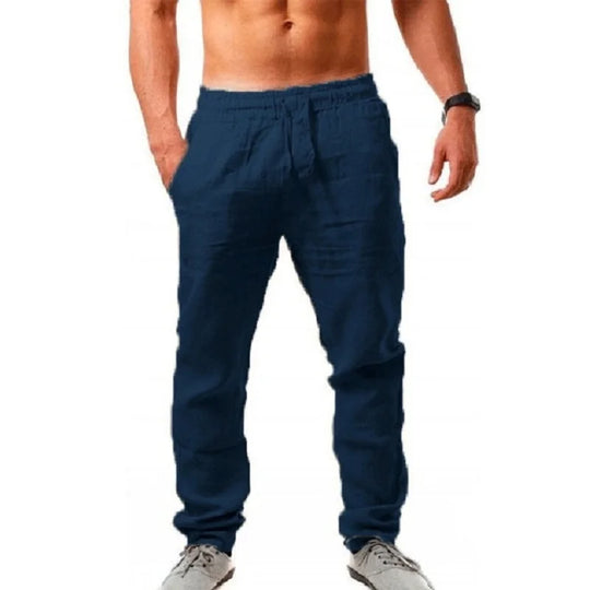 Achille - Heren Linnenbroek Ademend & Comfortabel