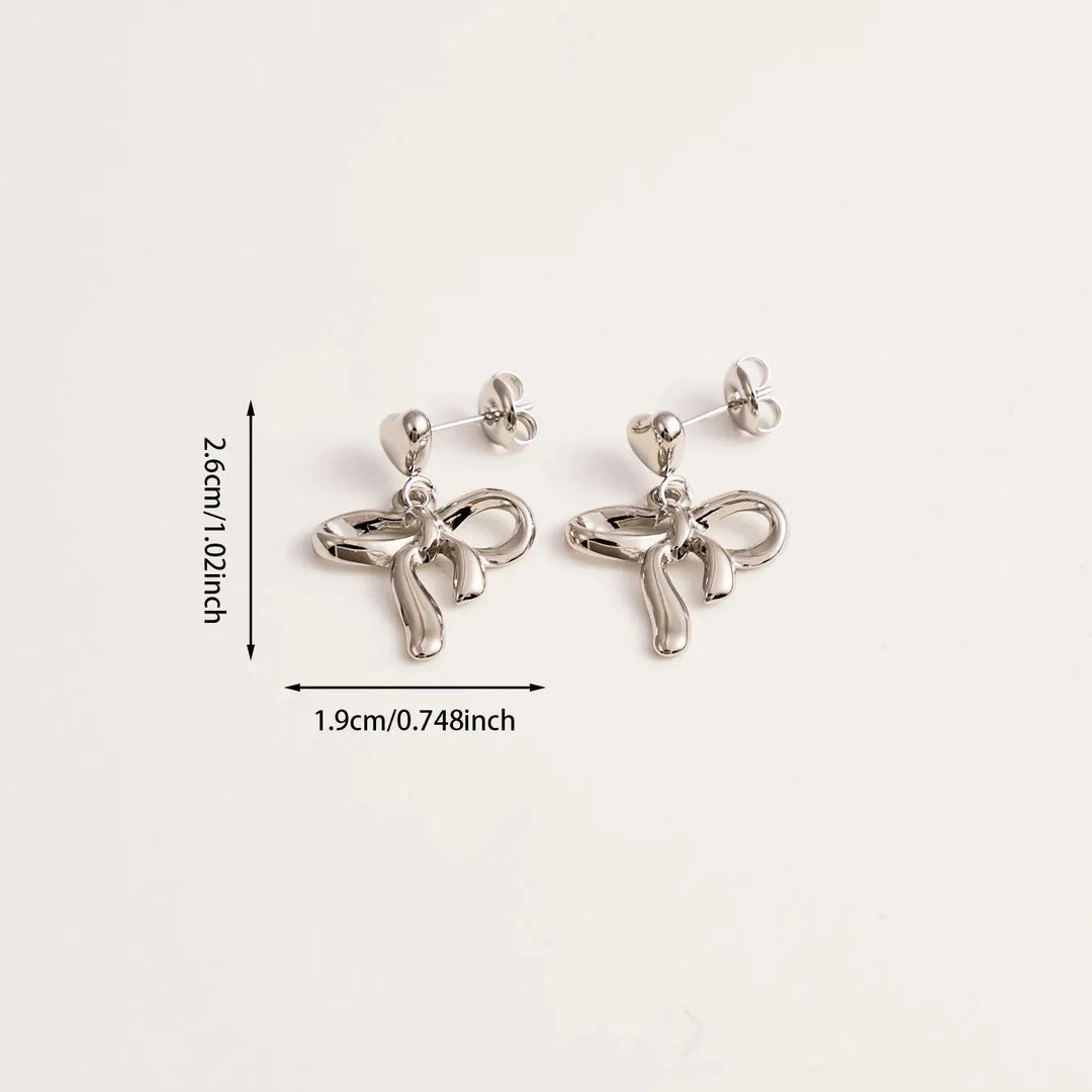 Ingeborg | titanium oorbellen