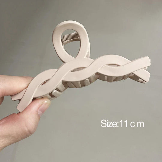 Stijlvolle Acryl Haarspeld in Geometrisch Ontwerp