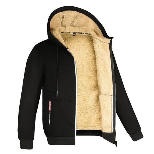 Trendy Lamswollen Jasje met Ritssluiting, Unisex