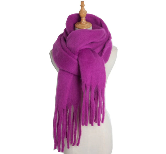 Gwendaira | Luxe Kasjmier Dames Sjaal met Franjes