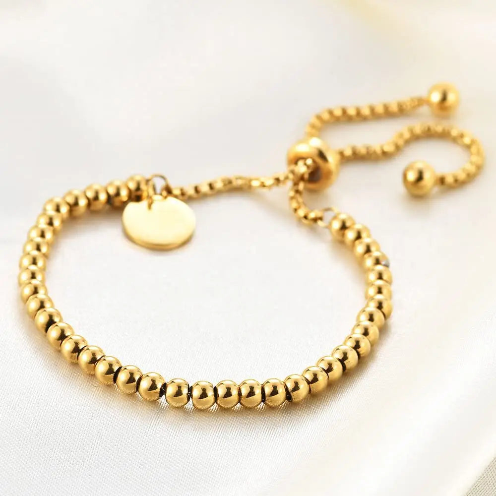 Norina | Gouden Kralenarmband