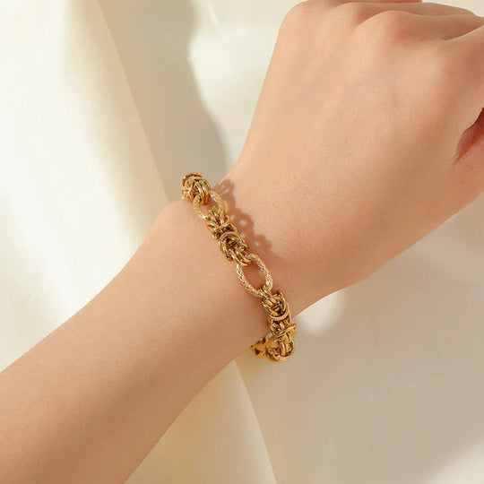 Sofie | Verguld Rvs Armband