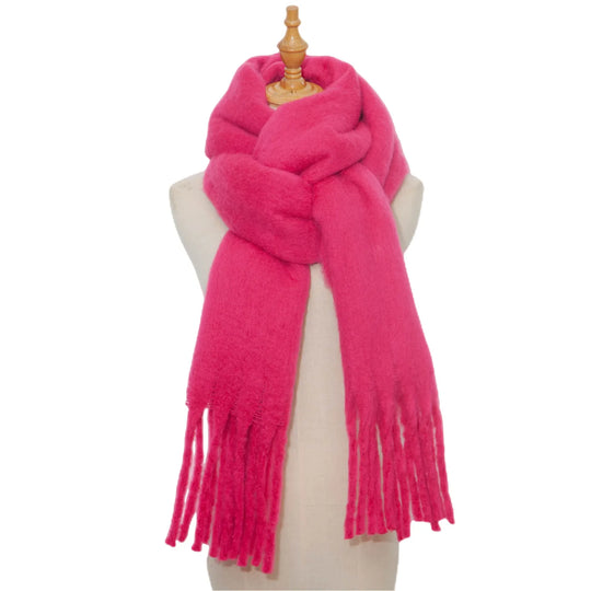 Gwendaira | Luxe Kasjmier Dames Sjaal met Franjes