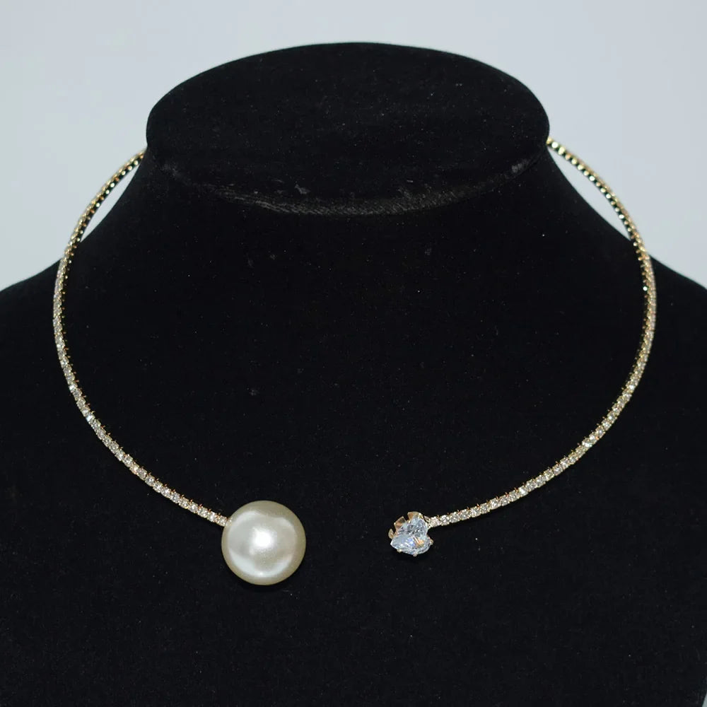 Henriette | Strass Hart Choker