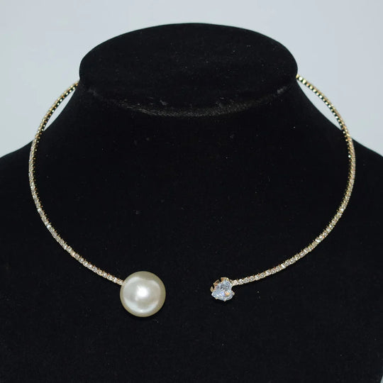 Henriette | Strass Hart Choker