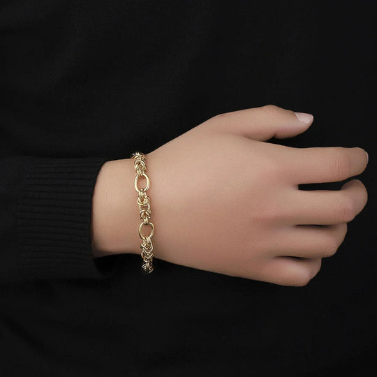 Romina | Gouden Punk Armband