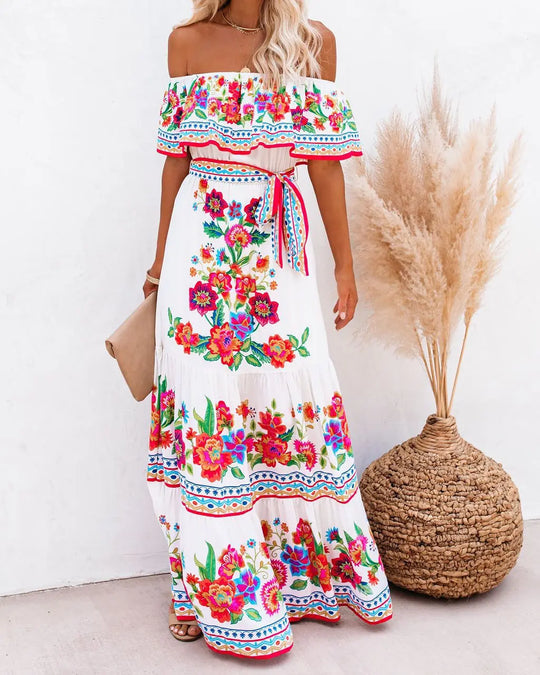 Mime | Zomer Boho Maxi-jurk