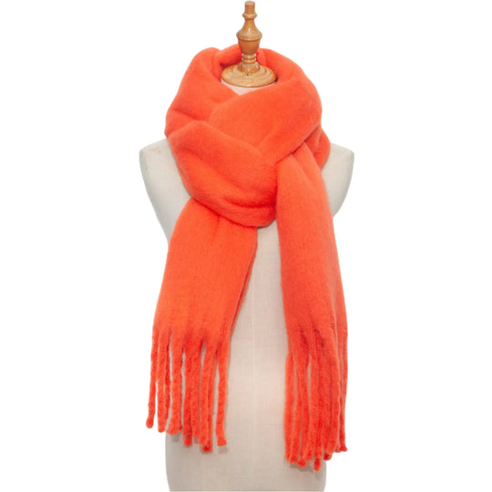 Gwendaira | Luxe Kasjmier Dames Sjaal met Franjes