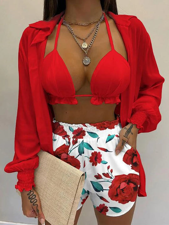 Elanith | Groene Hoge Taille Bikini Set