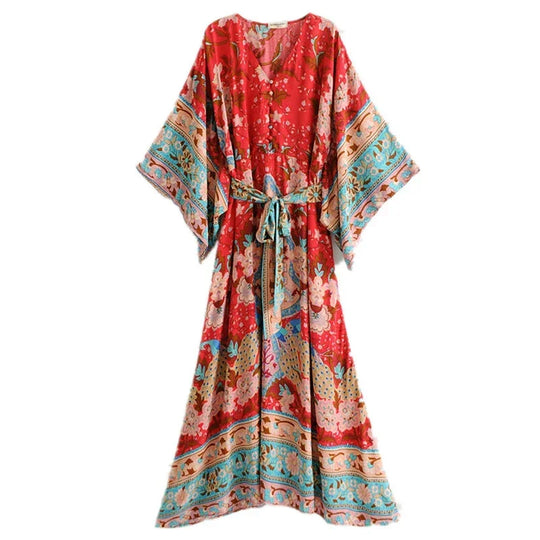Sienya | Boho Kimono Jurk