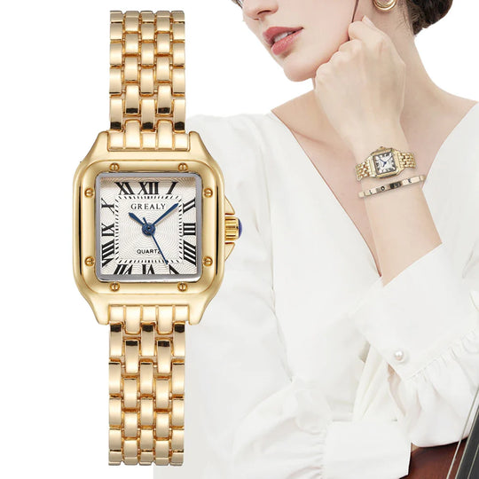 Coralie | Dames Quarzuhr Goud