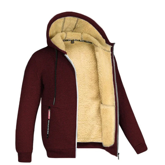 Trendy Lamswollen Jasje met Ritssluiting, Unisex