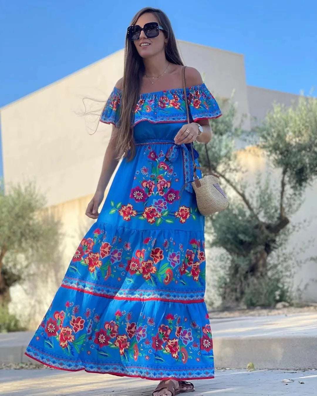 Mime | Zomer Boho Maxi-jurk