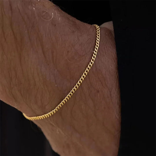 Ernst | Gouden Cubaanse Armband