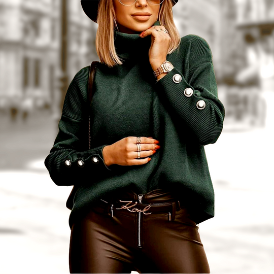 Sidonie | Dames rolkraagpullover | Warm
