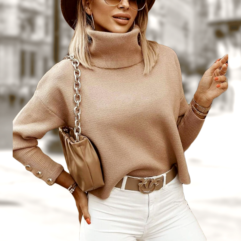 Sidonie | Dames rolkraagpullover | Warm