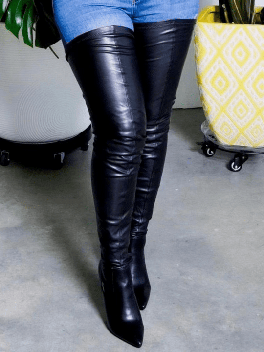 Eamone | Dames Overknee Laarzen | Waterdicht