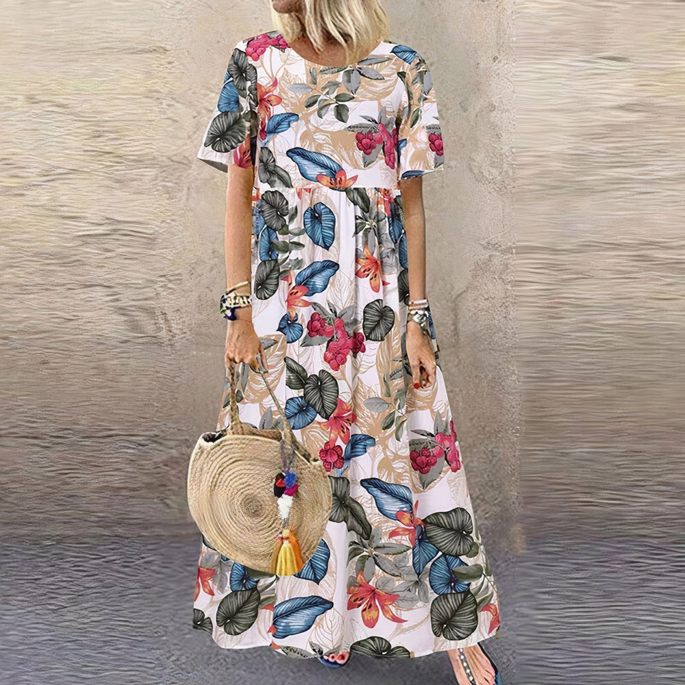Elinne | Bloemenprint Jurk
