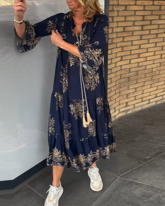 Rosaria | Elegante jurk met lange mouwen