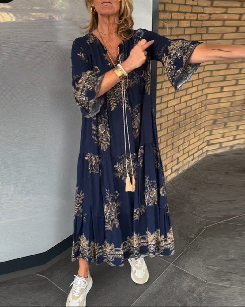 Rosaria | Elegante jurk met lange mouwen