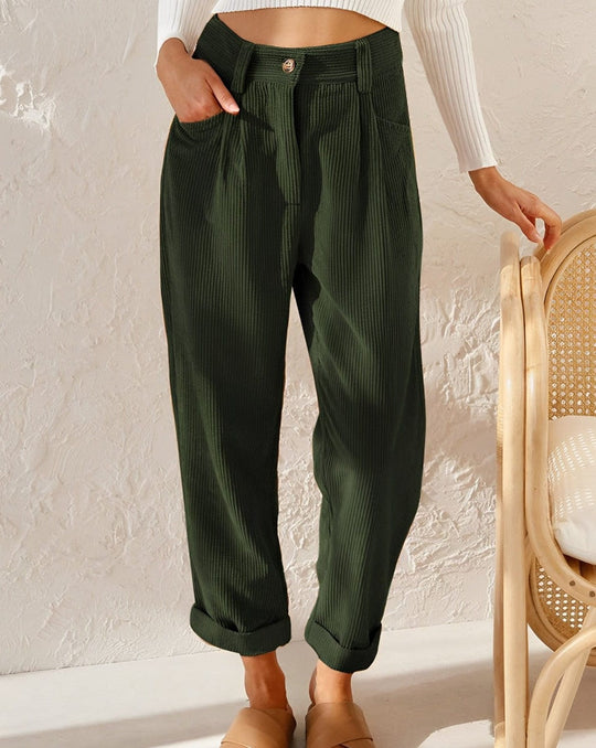 Julia | Elegante corduroy broek