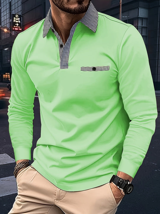 Derick | Stijlvol herenpoloshirt voor vrijetijd en bijzondere gelegenheden