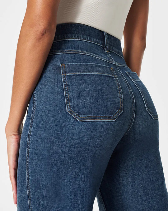 Trina | Damesjeans met wijde pijpen